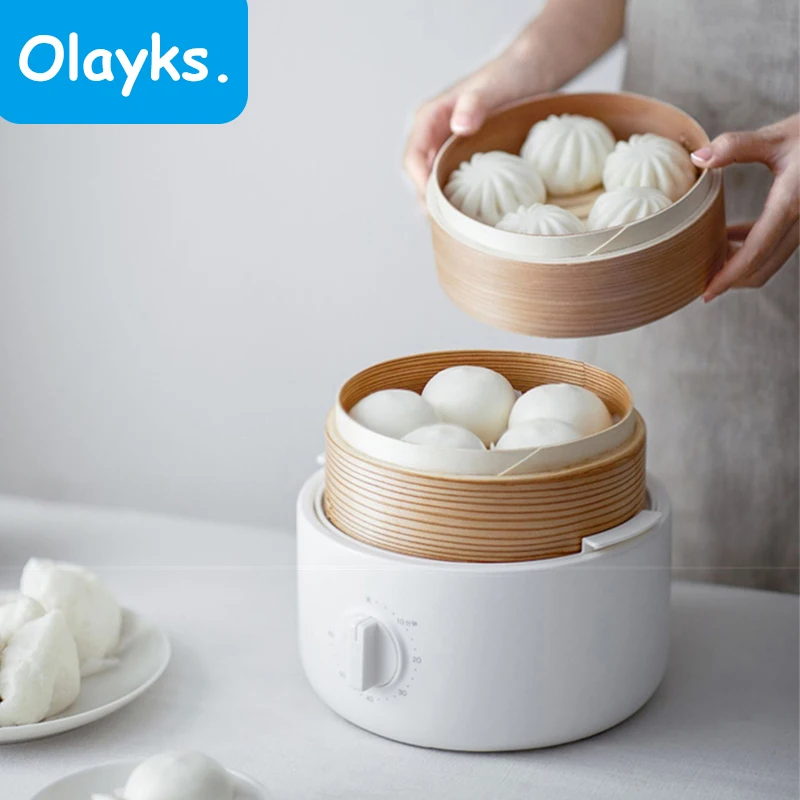 Olayks Bread Steamer Cooker Rice Roll Steamer Multifunctional Cecotec Electric Food Kingdom Kitchen Buffet Food Warmer Steam Pot