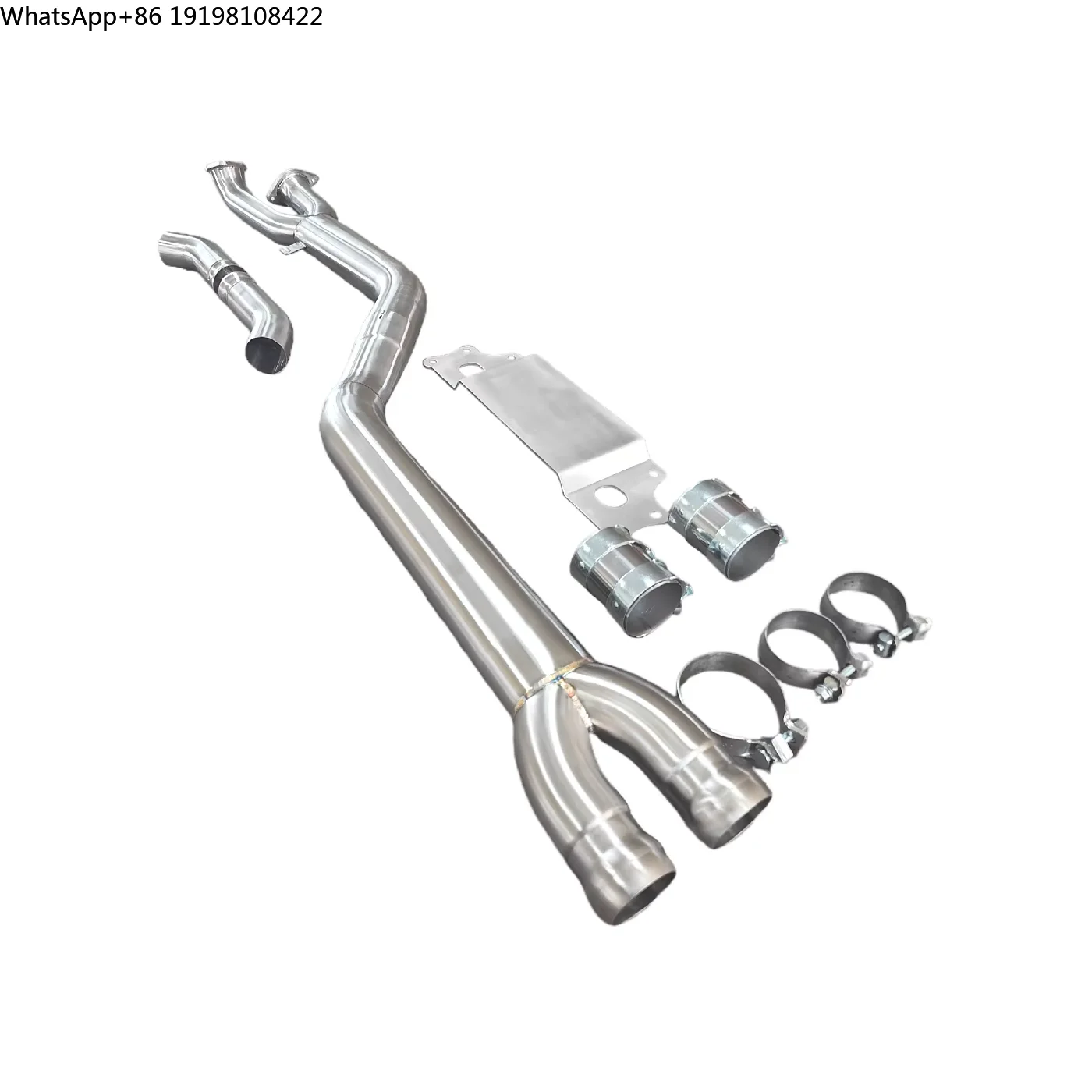 

Одинарная средняя выхлопная труба Contach для BMW G87 M2 S58, 3,5 дюйма
