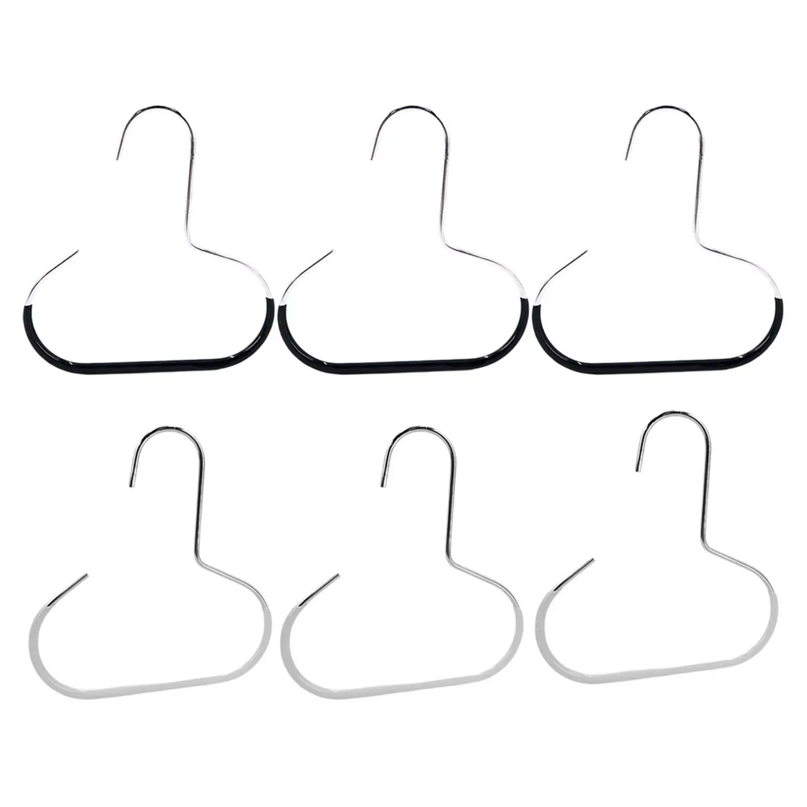 3x Scarf Ring Hangers Metal Hooks Wear Resistant Utility Multipurpose Anti Slip Open Ended Scarf Organizers Belt Racks for Shawl