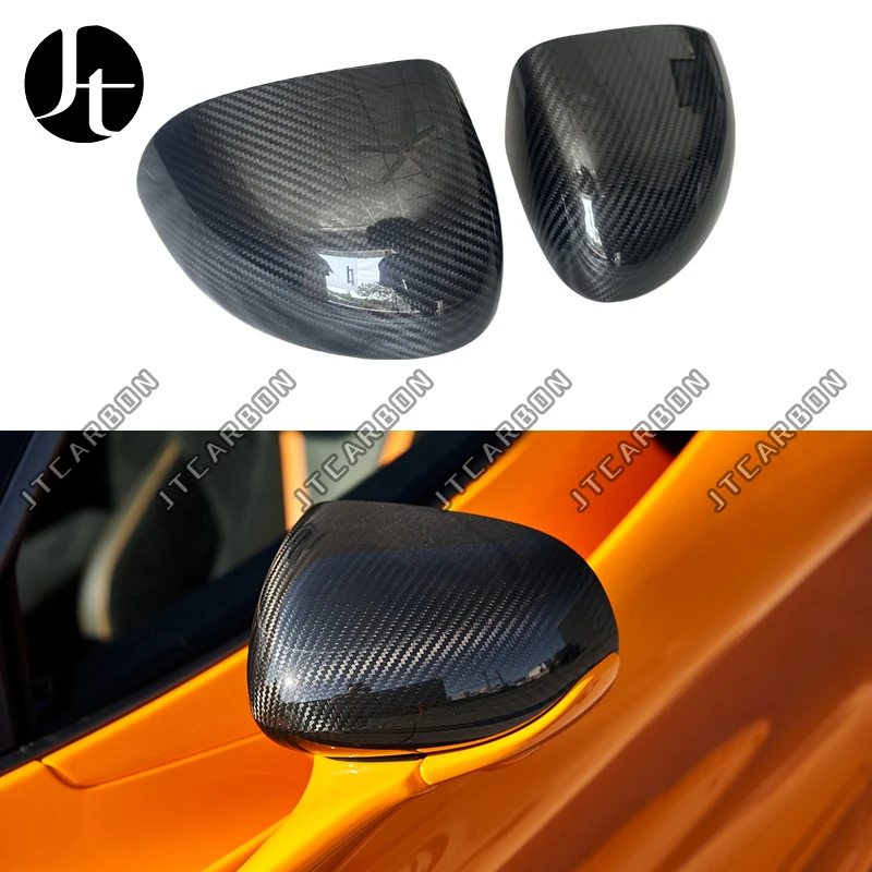 Dry Carbon Fiber Rearview Mirror Cover Cap Mirror Housing Rearview Caps For McLaren 540C 570S GT 600LT 650S 720S 750S 765LT