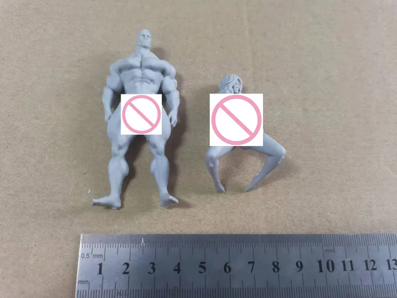 1/24 Scale Die-cast Model Kit Resin Figure Bodybuilding Men and Women Unpainted and Unassembled Toys Free Shipping