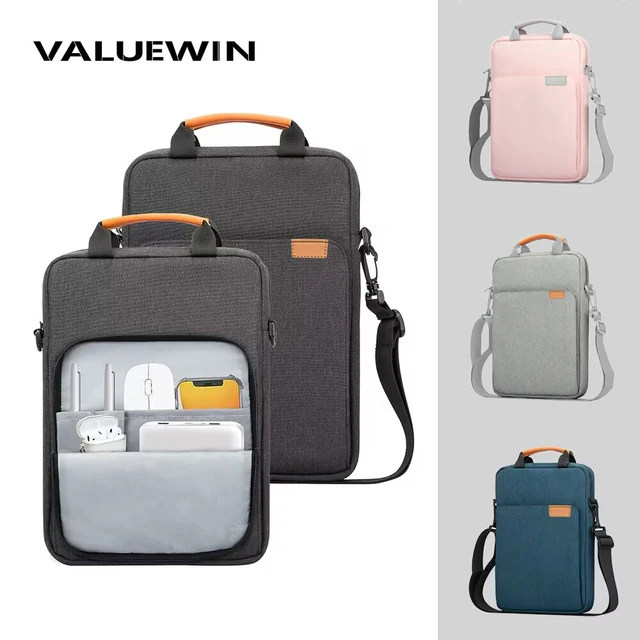 Torba na ramię na tablet do iPada air pro 12,9", iPada Air 10,9" Surface Go 3/2 Galaxy Tab A 10, etui na laptopa Birefcase