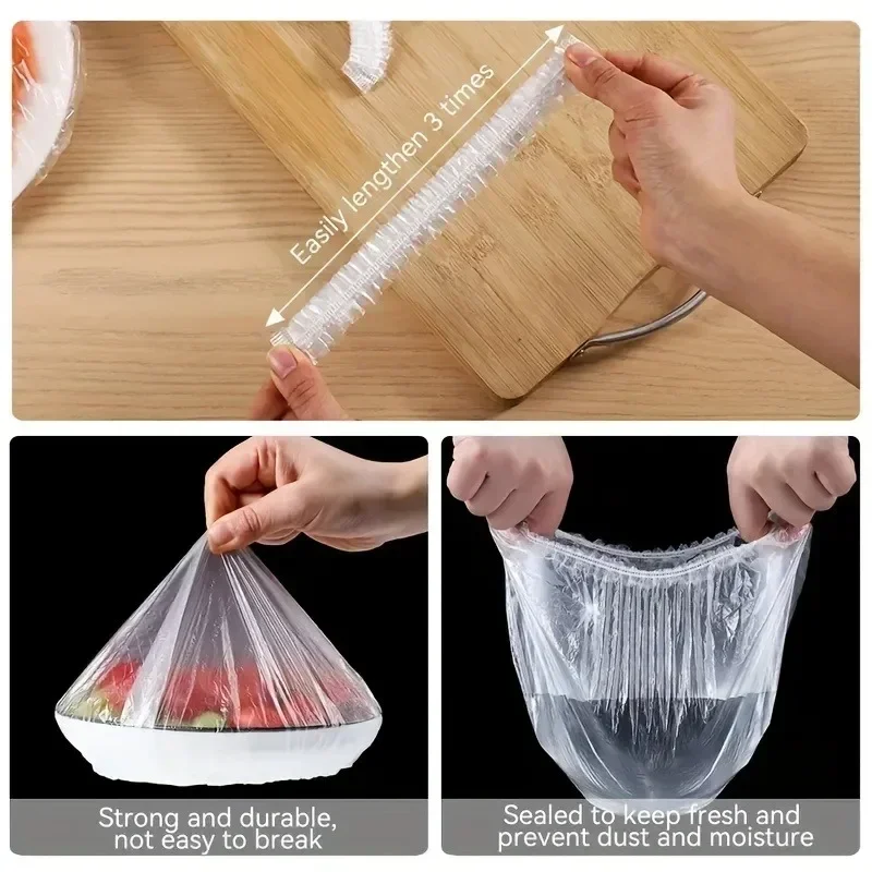 Heat Thickening Resistant Food Freshness Bags Refrigerator Freshness Microwave Heating Kitchen Utility Great for Outdoor Picnics