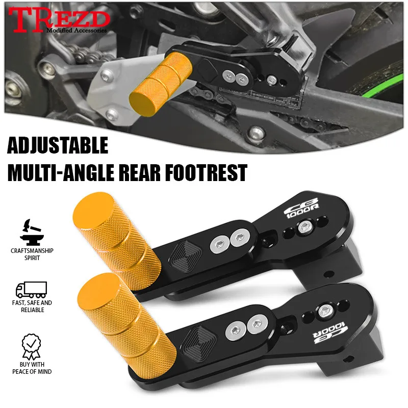 

2024 For CB1000R ABS CB300R CB250R CB125R Motorcycle Adjustable Multi Angle Telescopic Rear Passengers Footrests Footpeg Pedals