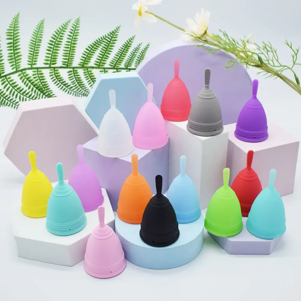 Medical Grade Silicone Menstrual Cup Sterilizer Feminine Hygiene Menstrual Cup Sterilizing Menstrual Period Cup for Women Lady