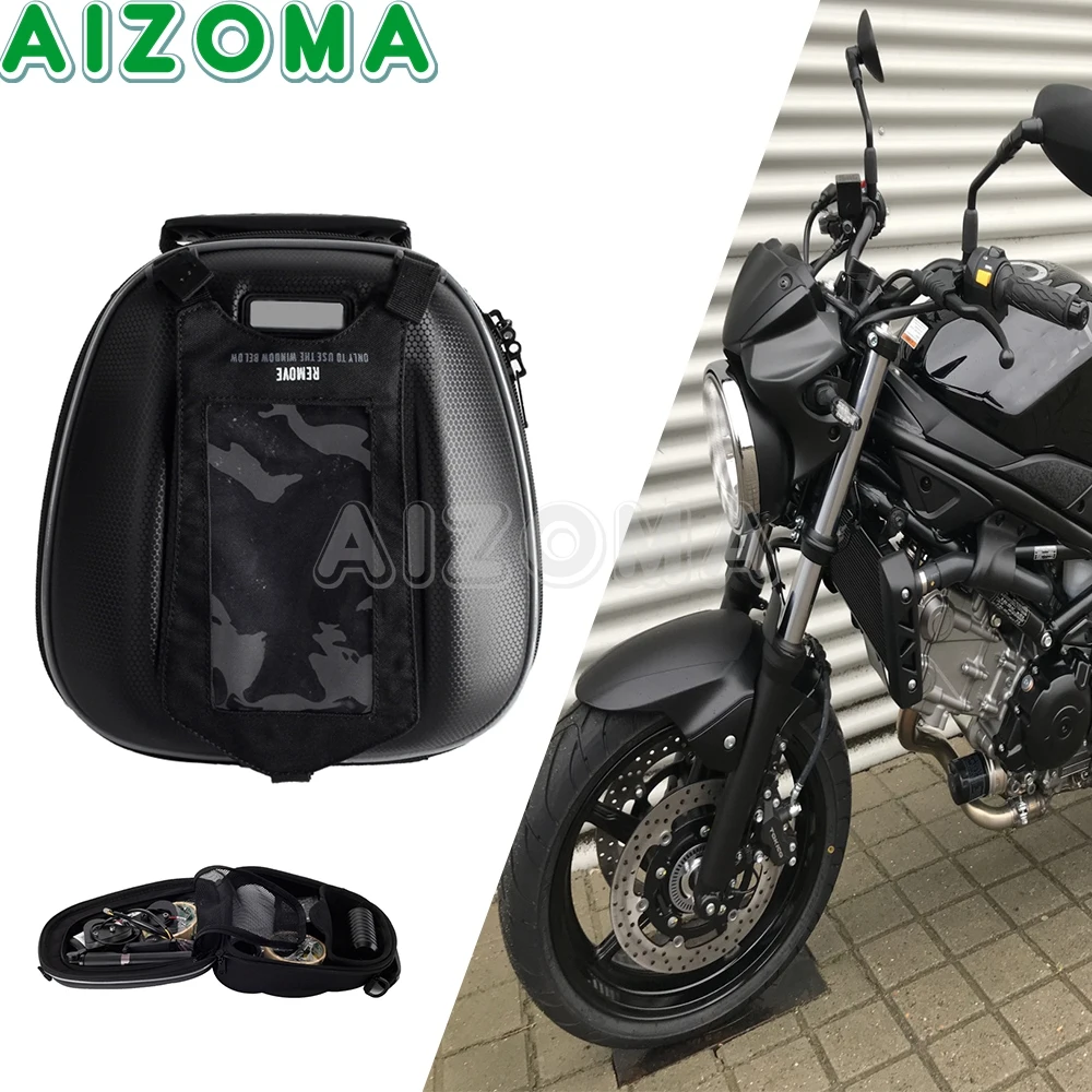 

For SUZUKI GSXR GSR GSXS 600 750 1000 GSX GSF SV SFV 650 1250 1300R Fuel Tank Bag Luggage Navigation Racing Bags Tanklock Black