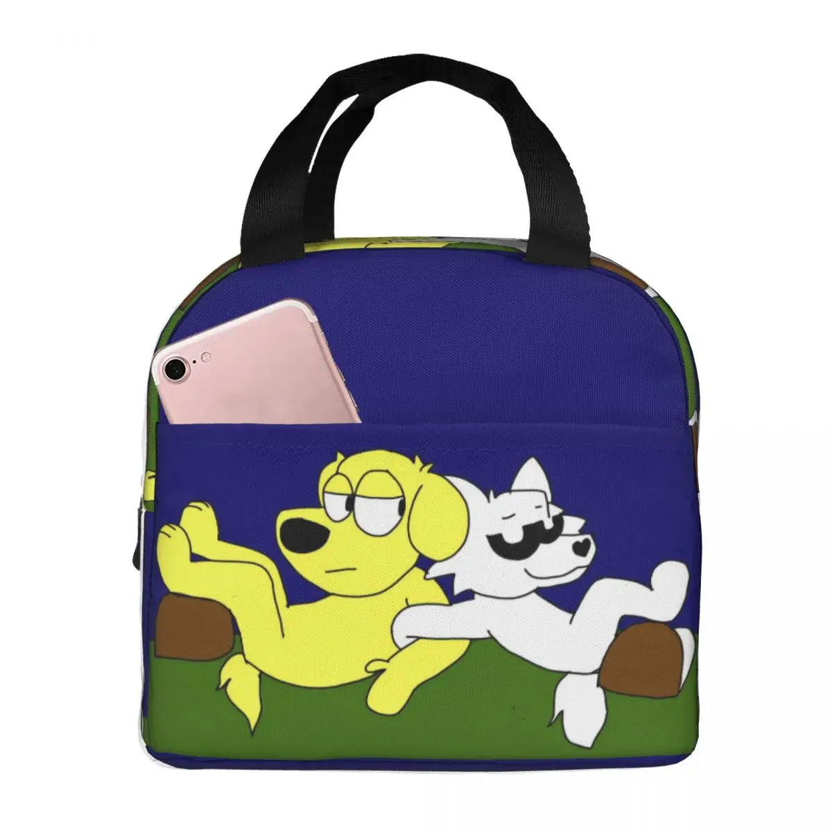 

Tylers And Snowi Gaming Insulated Lunch Bag Food Container Reusable Cooler Thermal Lunch Box For Picnic