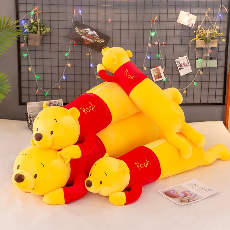 80/100 Cm Party Stijl Winnie De Poeh Knuffel Leuke Lange Zacht Speelgoed Meisje Slapen Kussen Kinderen gift