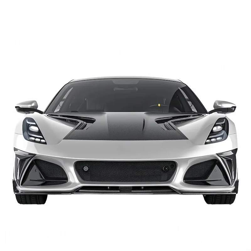 Paktechz Design Body Kit Real Dry Carbon Fiber Car Hood Bonnet Suitable for Lotus EMIRA
