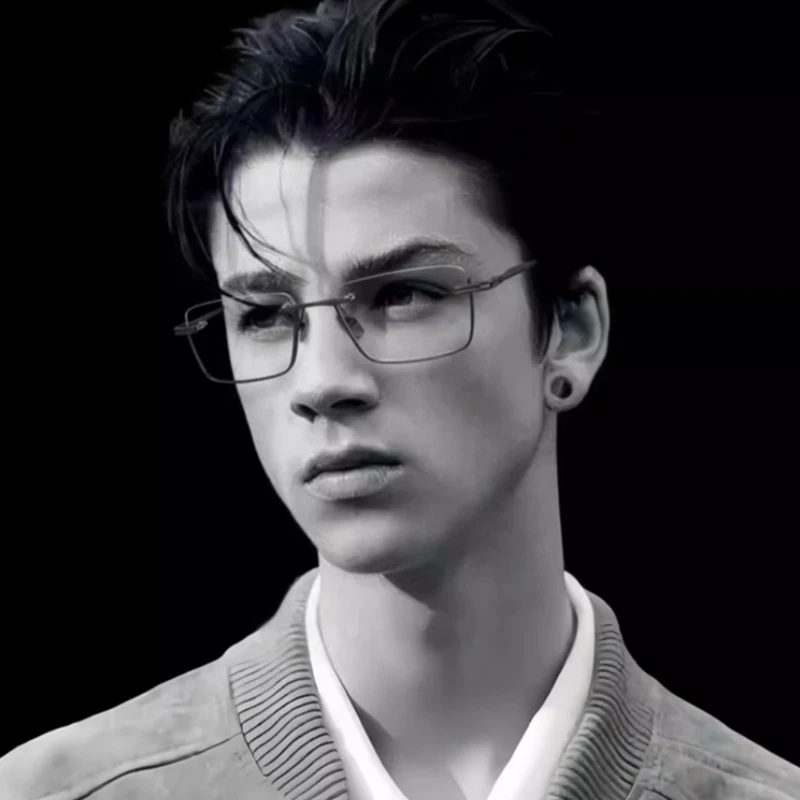 تاغ حزقيا إطار نظارات دائرية الرجال 2025 ريترو مصمم التيتانيوم النظارات DTX416 ماركة نظارات حديثة الطراز النساء إطارات نظارات