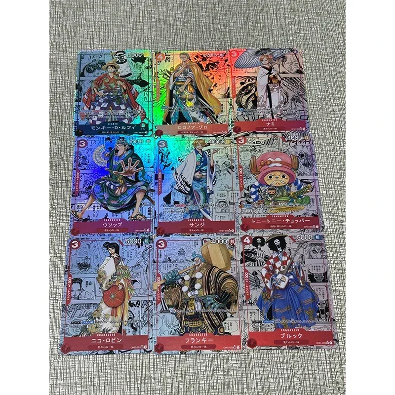 OPCG One Piece Nico Robin Tony Tony Chopper Roronoa Zoro carta da collezione fatta in casa fai da te regalo di compleanno di natale gioco giocattoli