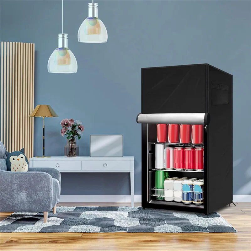 A03F-couvercle de Mini congélateur vertical étanche, couvercle de réfrigérateur extérieur, Protection de Protection pour refroidisseur de boissons et de bière