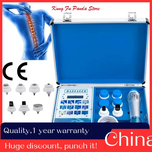 Máquina portátil de terapia de ondas de choque ED electromagnéticas extracorpóreas ondas de choque Spa relajación 2024 último equipo para aliviar el dolor