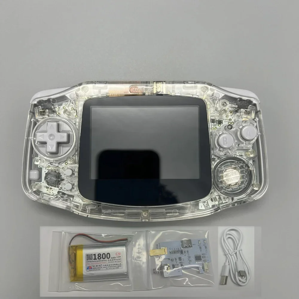 

GBA Handheld Gaming Console Highlight IPS Screen Display and A Brand New Controller Housing for Nintendo GAME BOY ADVANCE