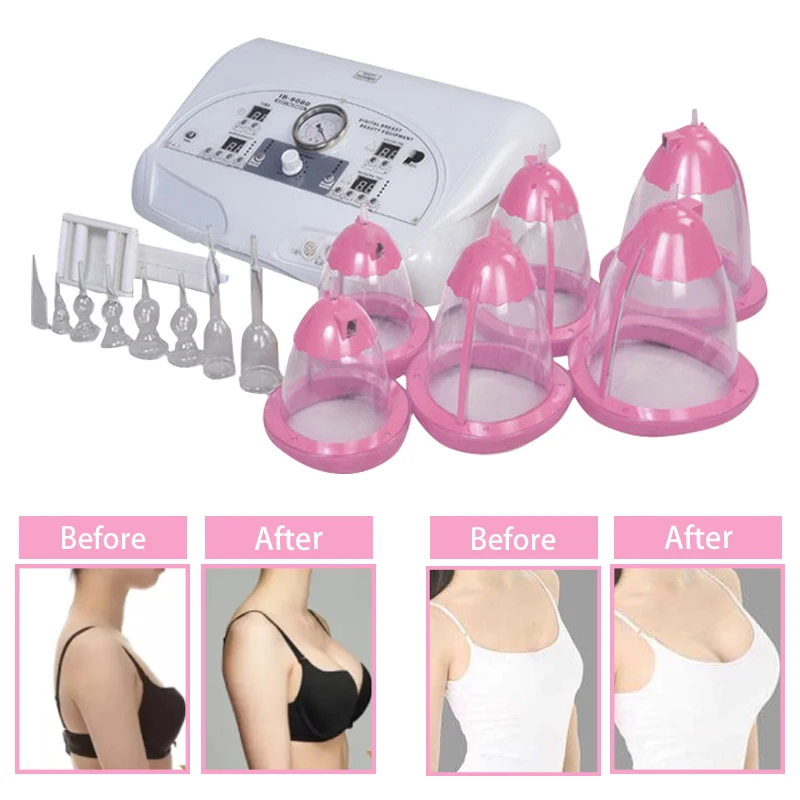 Breast Care Vacuum Therapy Machine Vacuum Breast& Buttocks Enlargement Machine Vibration Massage Body Cupping Therapy