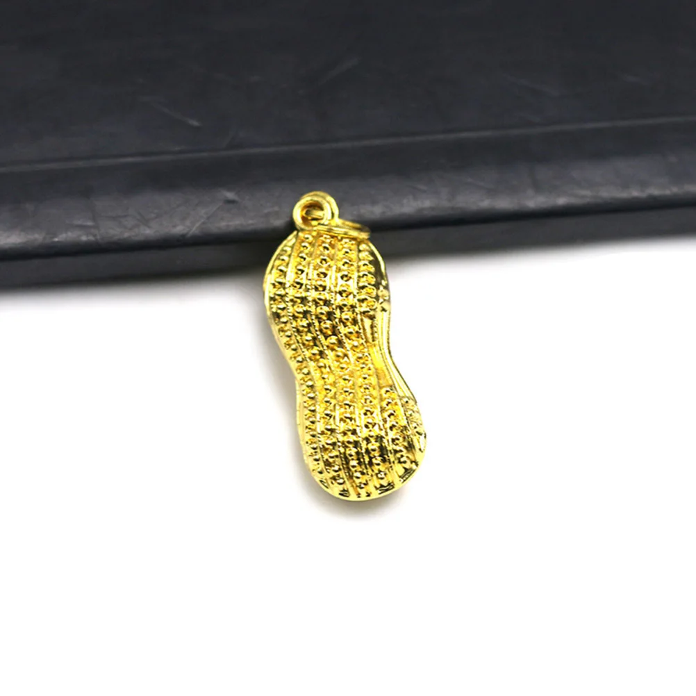 

10Pcs Alloy Peanut Pendant Chic Charms DIY Necklace Bracelet Jewelry Making Accessories for Fashion Jewelry Craft