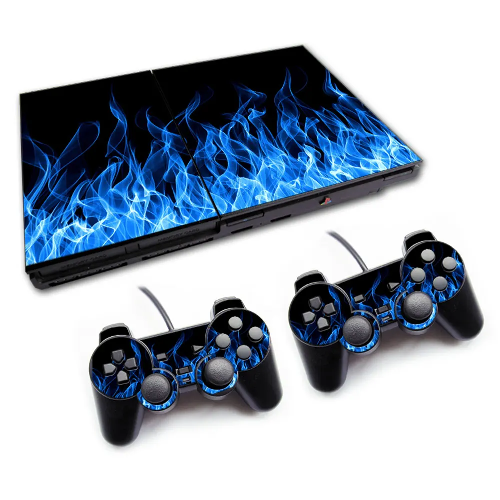 New arrival design vinyl decal game accessories for ps2 slim 70000 skin sticker