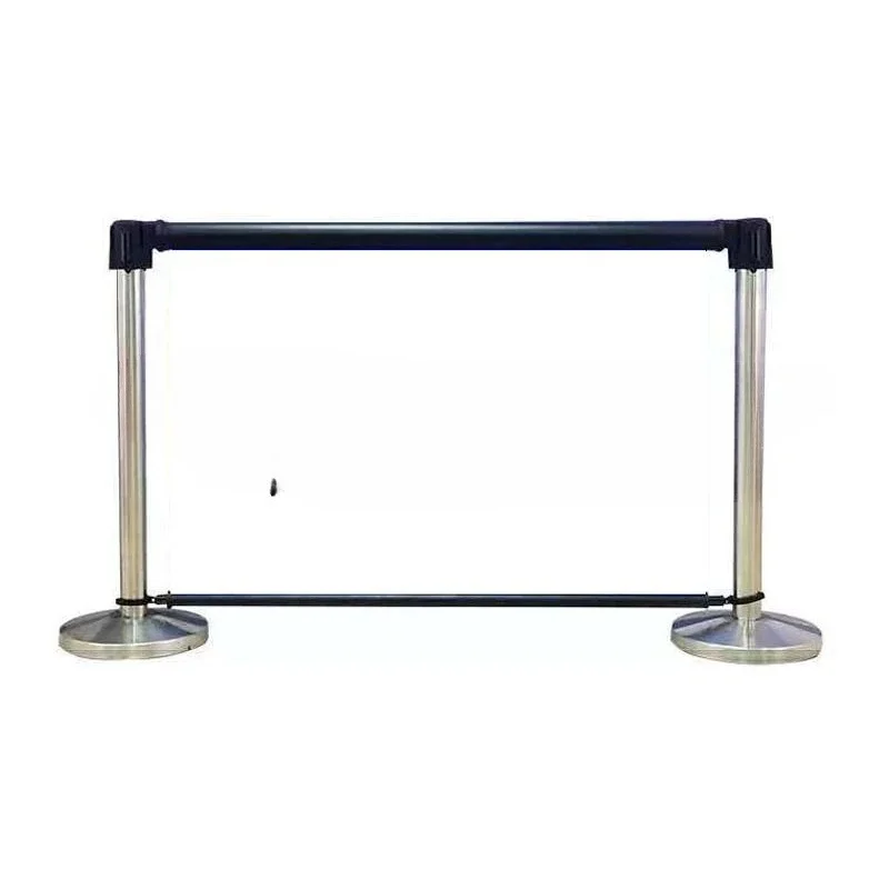 

One-meter noodle double spray cloth advertising fence shopping mall column movable protective fence screen telescopic