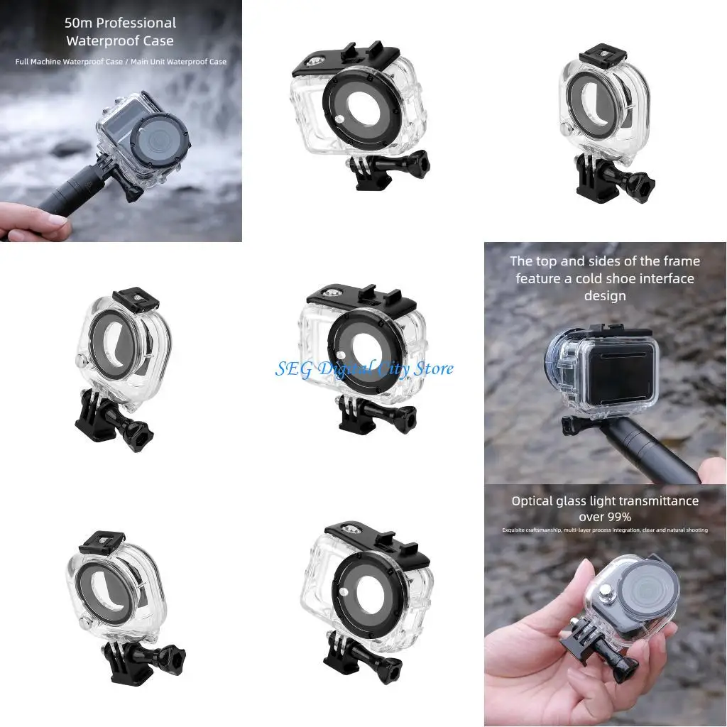 

U75B Pressure Resistant Camera Enclosure For 360 GO Quick Release Dive Case