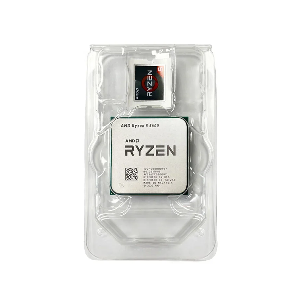 Gniazdo do gier wideo AM4 6 rdzeni 12 gwint 65 W DDR4 akcesoria do komputerów stacjonarnych PC Gamer procesor Amd Ryzen 5 5500