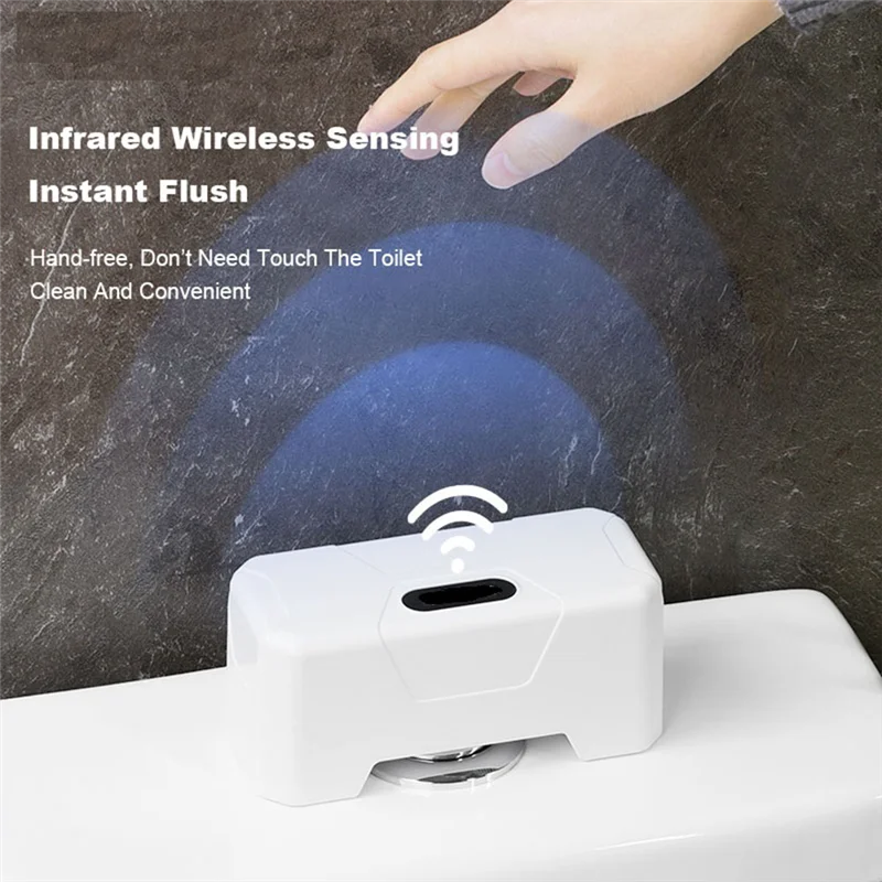 Toilet Flush Button Automatic Toilet Flush Button Toilet Flusher ExternalInfrared Flush Smart Toilet Flushing Sensor