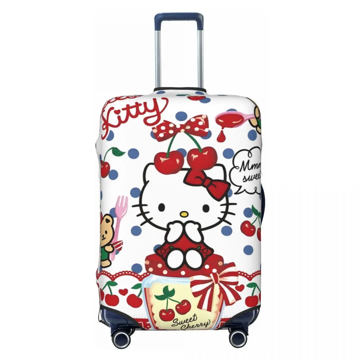 

Cute Sweet Hello Kitty Luggage Cover Protector Dust Proof Anime Cat Travel Suitcase Covers
