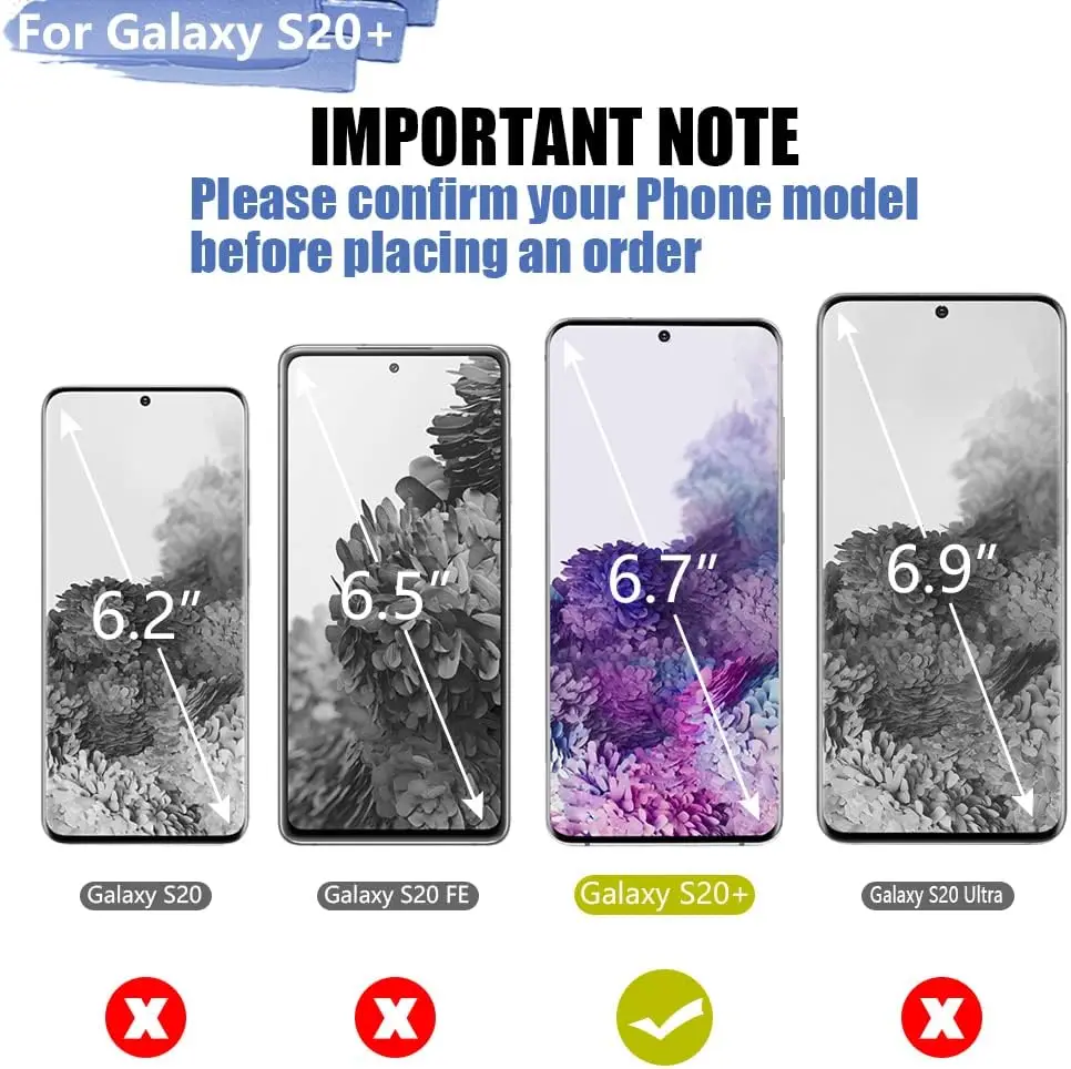 6000mAh Portable Smart Charging Cover for Samsung Galaxy S20 Plus/S20+ Power Bank Rechargeable Extended Battery Charger Case