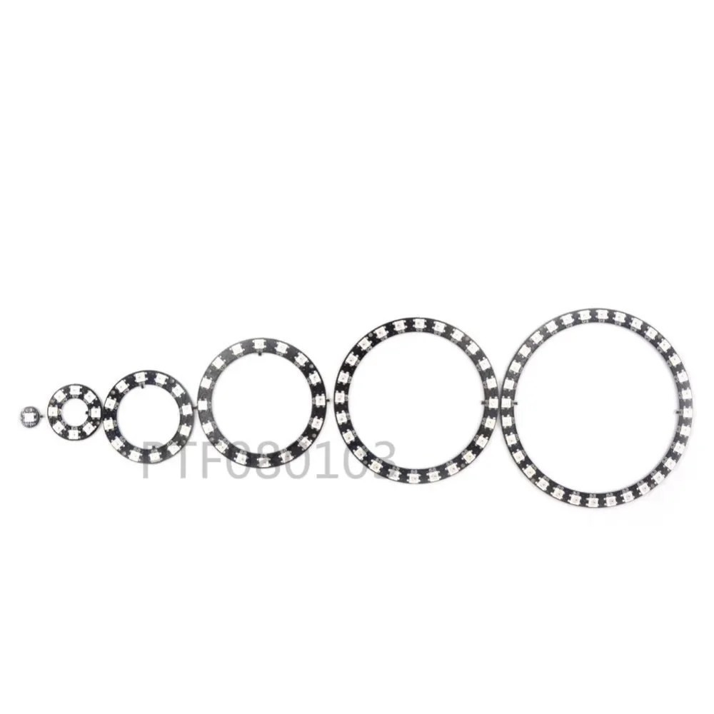 

WS2812B Module Strip 24 Bits 24 X WS2812 5050 RGB LED Ring Lamp Light with Integrated Drivers