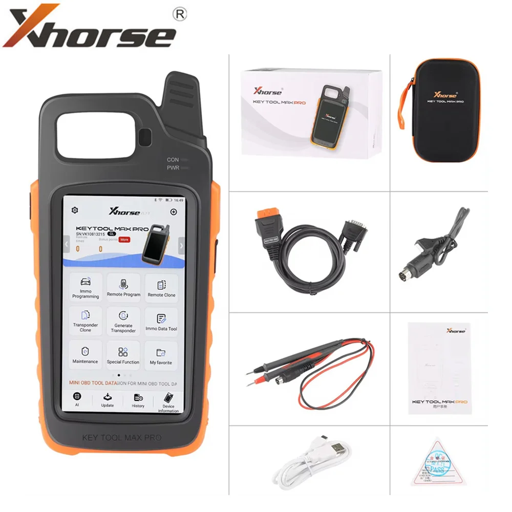 Xhorse VVDI Key Tool Max PRO Combines Key Tool Max and Mini OBD Tool Functions Adds Voltage and Leakage Current Functions