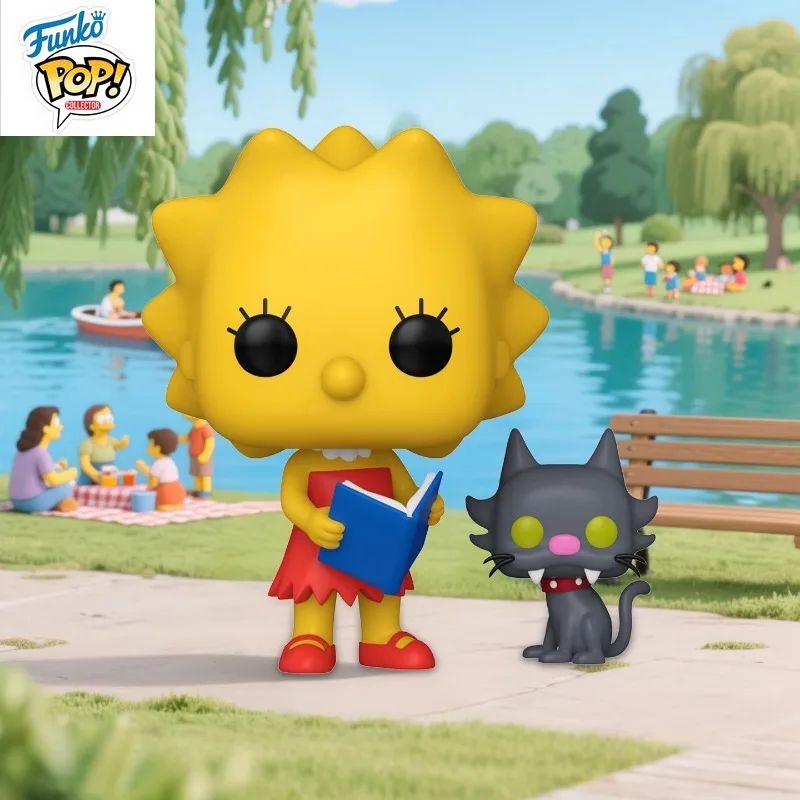 FUNKO POP Original Simpsons Clown Custie Tini Lisa Snowball II peut jouer à la figurine modèle Collection cadeaux de vacances en Stock