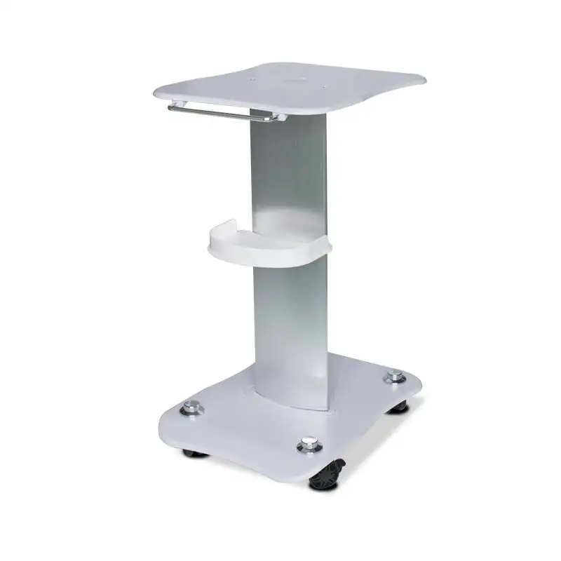 

Esthetician Spa Hair Tray Instrument Storage Equipment Steel Aluminum Mobile Rolling Wheel Stand Cart Beauty Salon Trolley