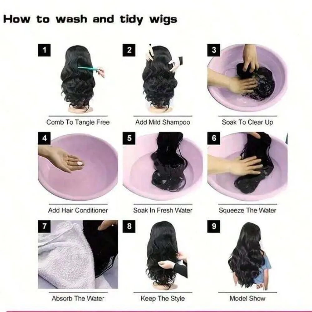 42 بوصة 200% الكثافة فضفاض موجة عميقة 13x4 الدانتيل شعر مستعار أمامي شعر الإنسان قبل قطعها مع شعر الطفل الباروكات الأمامية 13x6 لاك شفاف #5