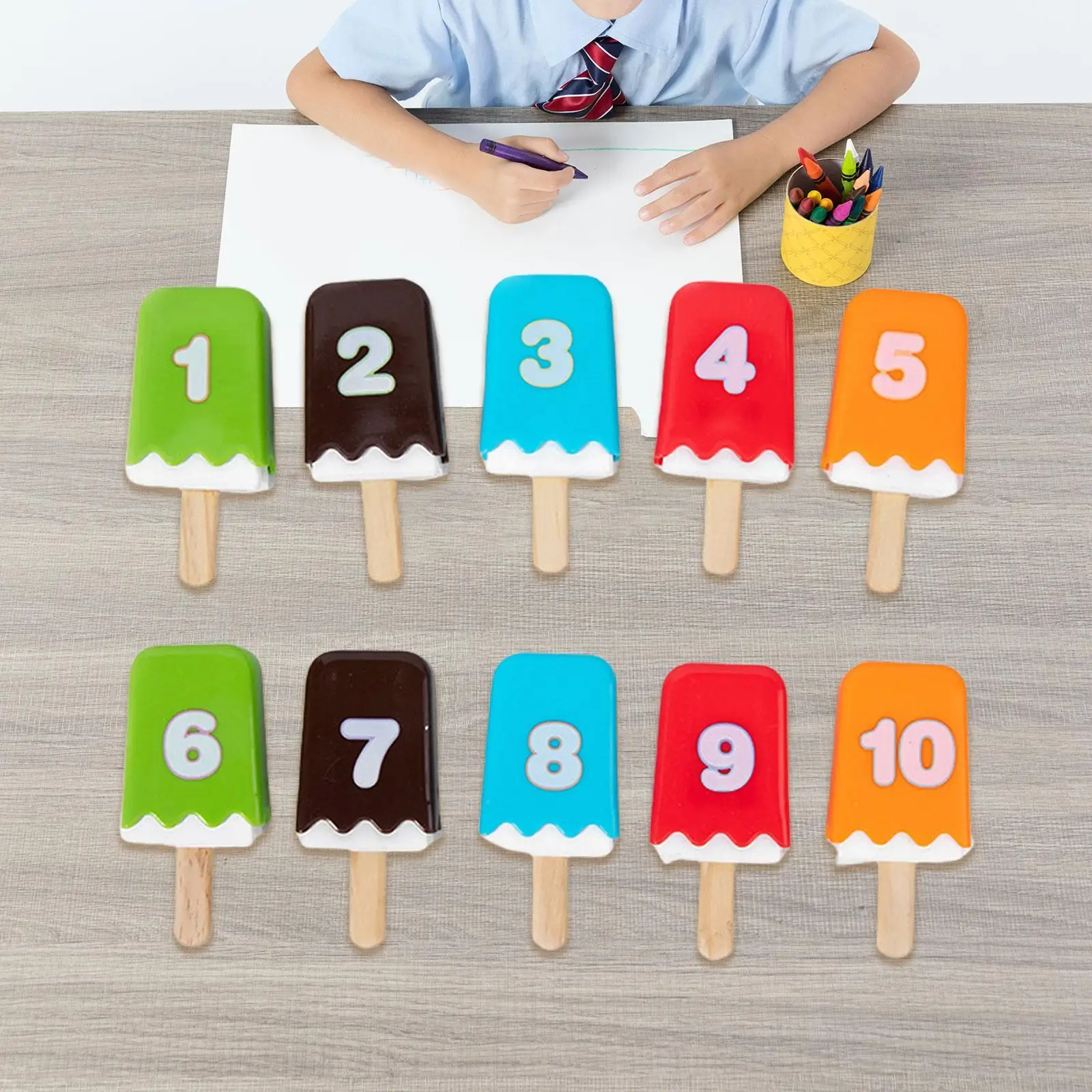 أرقام آيس بوبس لعبة المصاصة للبنين والبنات هدايا الأطفال الصغار