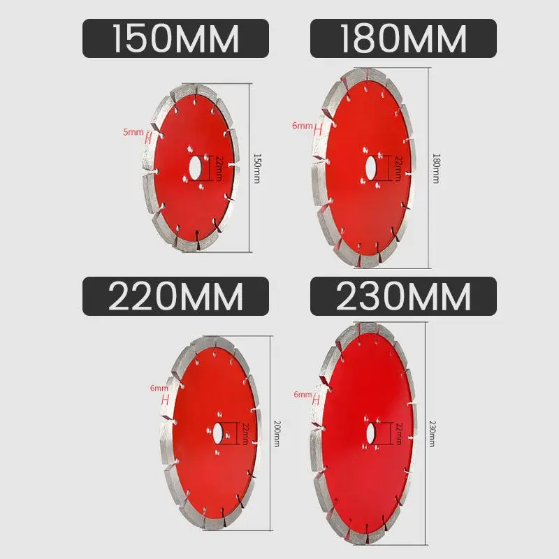 Thickened Diamond Saw Blades Sintering Carving Blade Stone Wall Slot Concrete Tile Metal Cutting Blade for 100 angle grinder