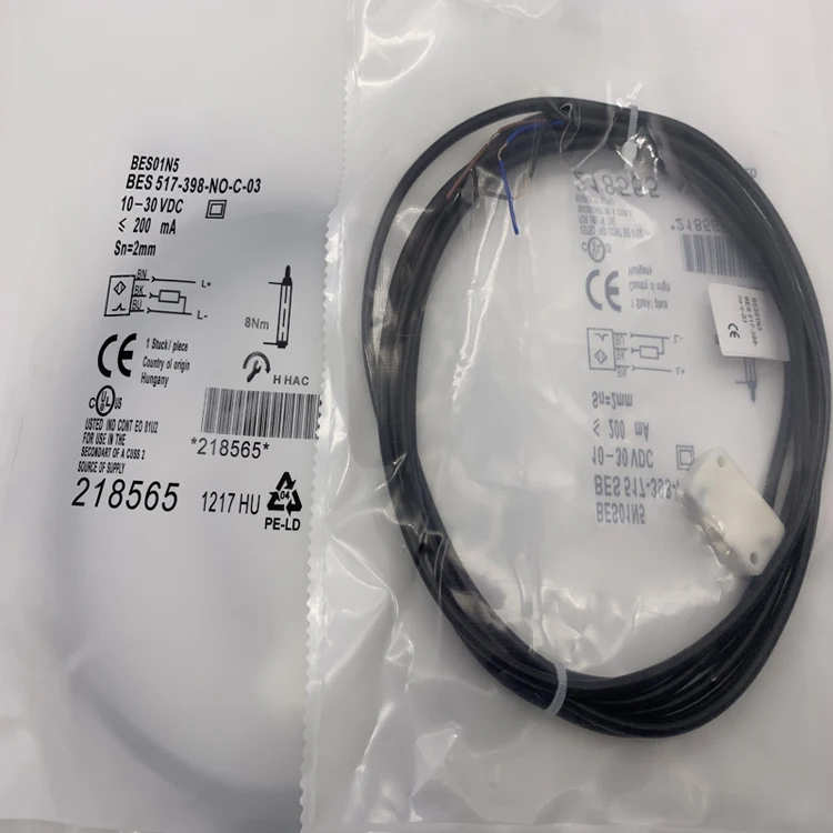 

In Stock New Proximity Switch Sensor BES 517-398-NO-C-03 BES 517-398-NO-C-PU-03 High Quality Seller DHL FEDEX UPS
