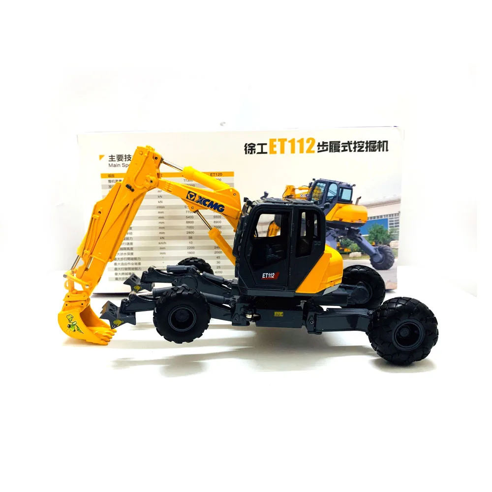 

XCMG ET112 Walking Excavator 1:35 Scale Die-Cast Birthday Gift Toy Scene Decoration Engineering Car Collection Model