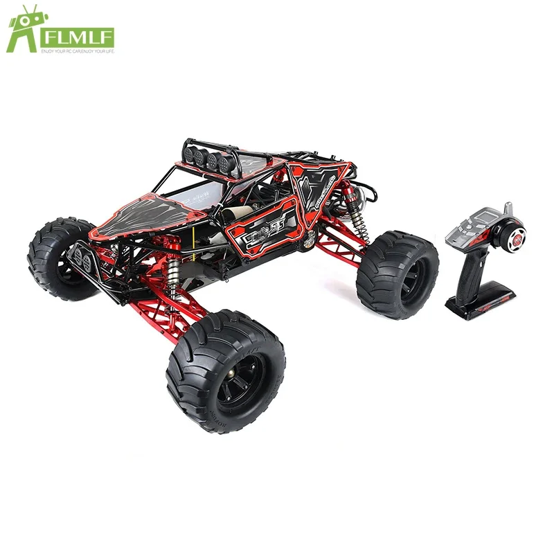 45CC Gas Engine Wide Body Off-road Racing RC 2WD Truck for 1/5 ROFUN Baja 5TS-MAX with BAJA-MAX Upgrade Conversion Kit