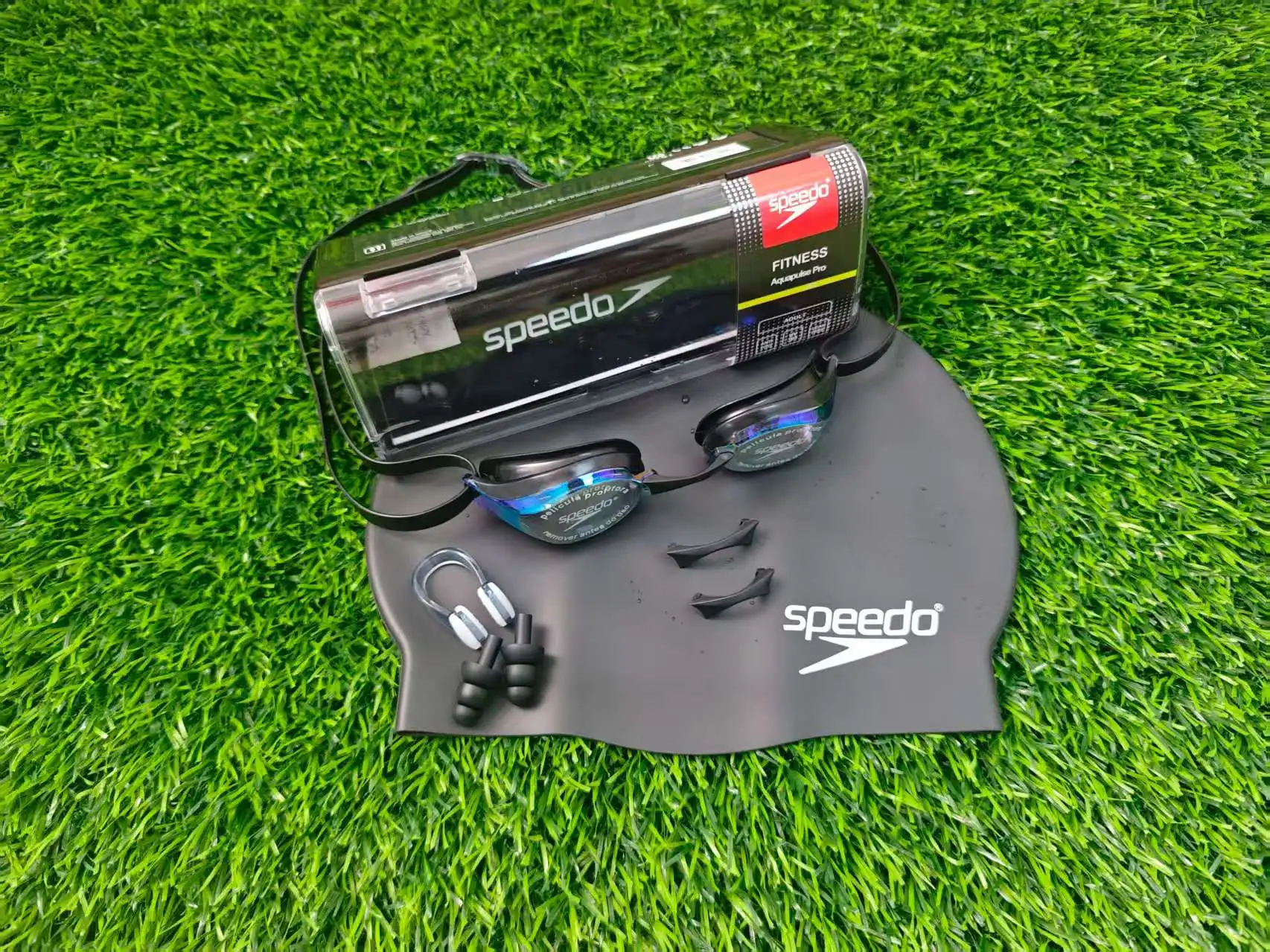 مجموعة نظارات السباحة: إطار صغير، رؤية واضحة، تقنية مضادة للضباب للسباق والتدريب الاحترافي للرجال والنساء #1