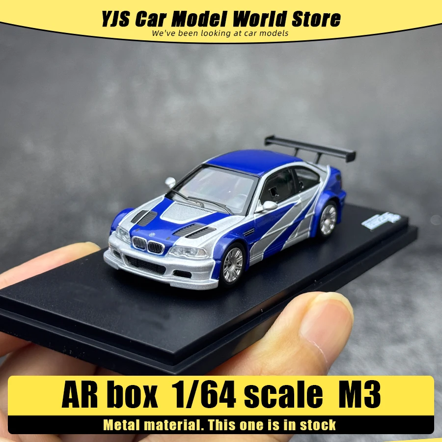 

AR box diecast model 1/64 scale new M3 static ornament Holiday gift collection