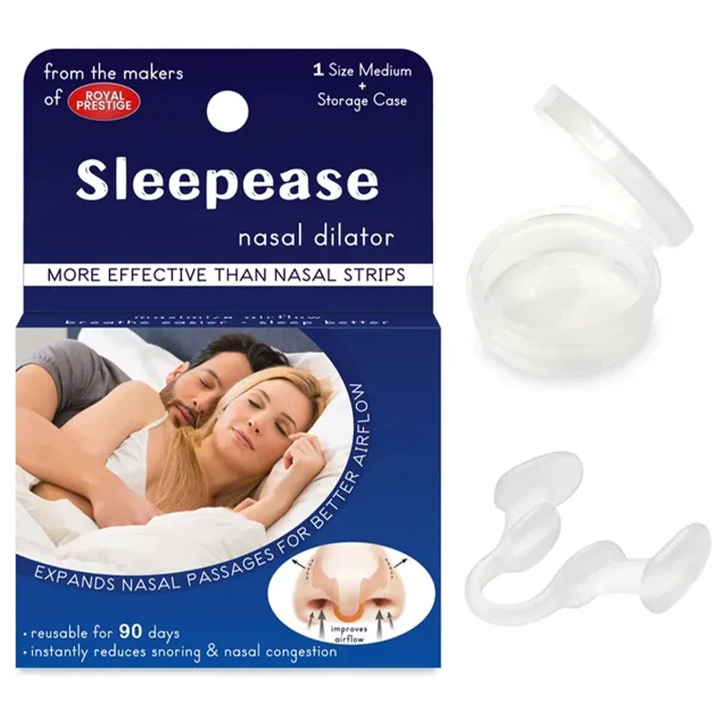 

Anti-snoring Nasal Clip Snore Stoppe Nasal Dilator For Snore Reduction Increases Airflow Anti Snoring Devices Silicone Clip Hot