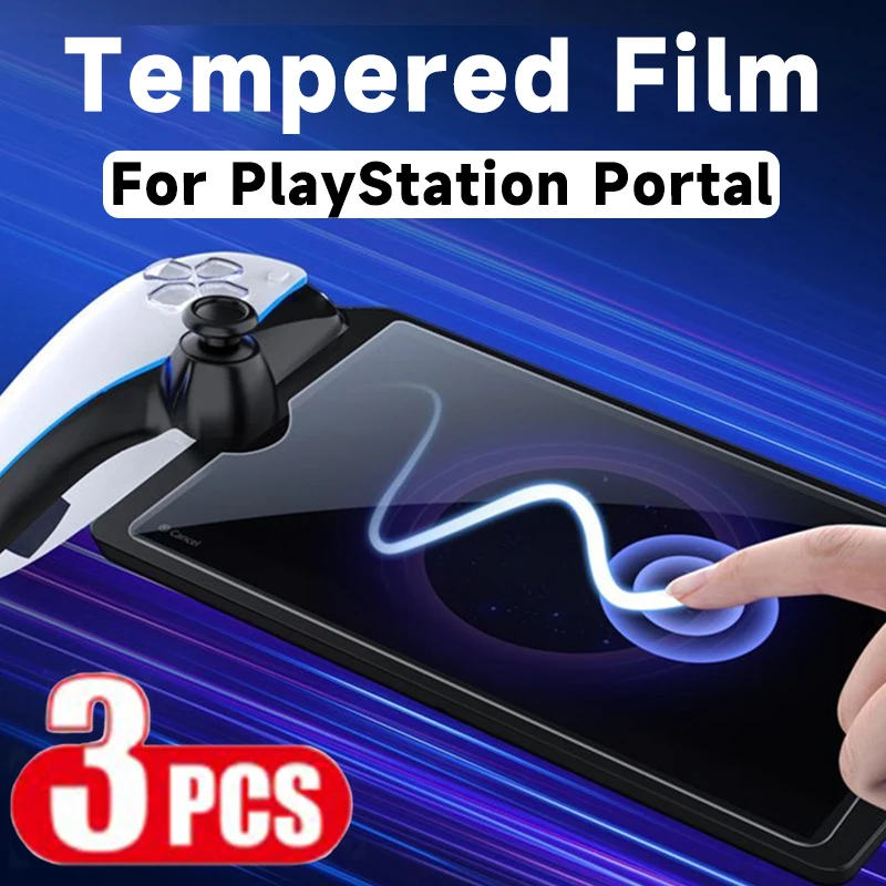 Tempered Glass Screen Protector for Sony PlayStation Portal Transparent Anti-scratch Protective Film for PlayStation PS5 Portal