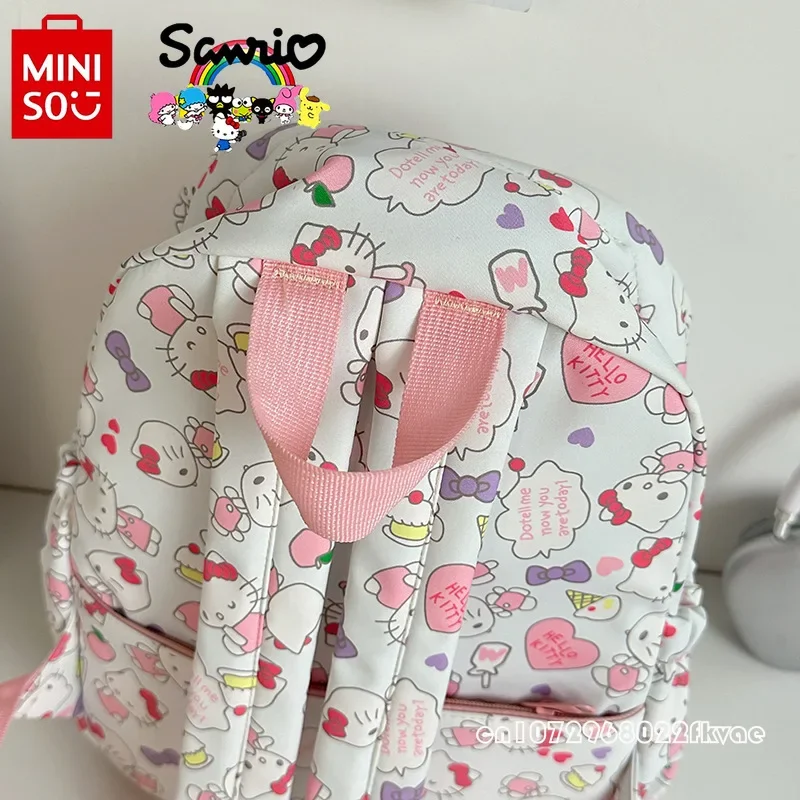Sanrio New Women's Backpack Fashionable High Quality Girls' Travel Backpack Cartoon Versatile Large Capacity Student Backpack