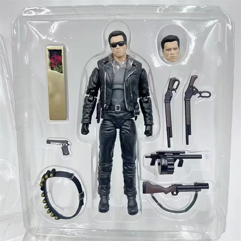 MAFEX No.199 The Terminator 2 Judgment Day T-800 Action Figure 6-Inch MAFEX 176 PVC Collection Model Toy Birthday Gift Doll 18cm