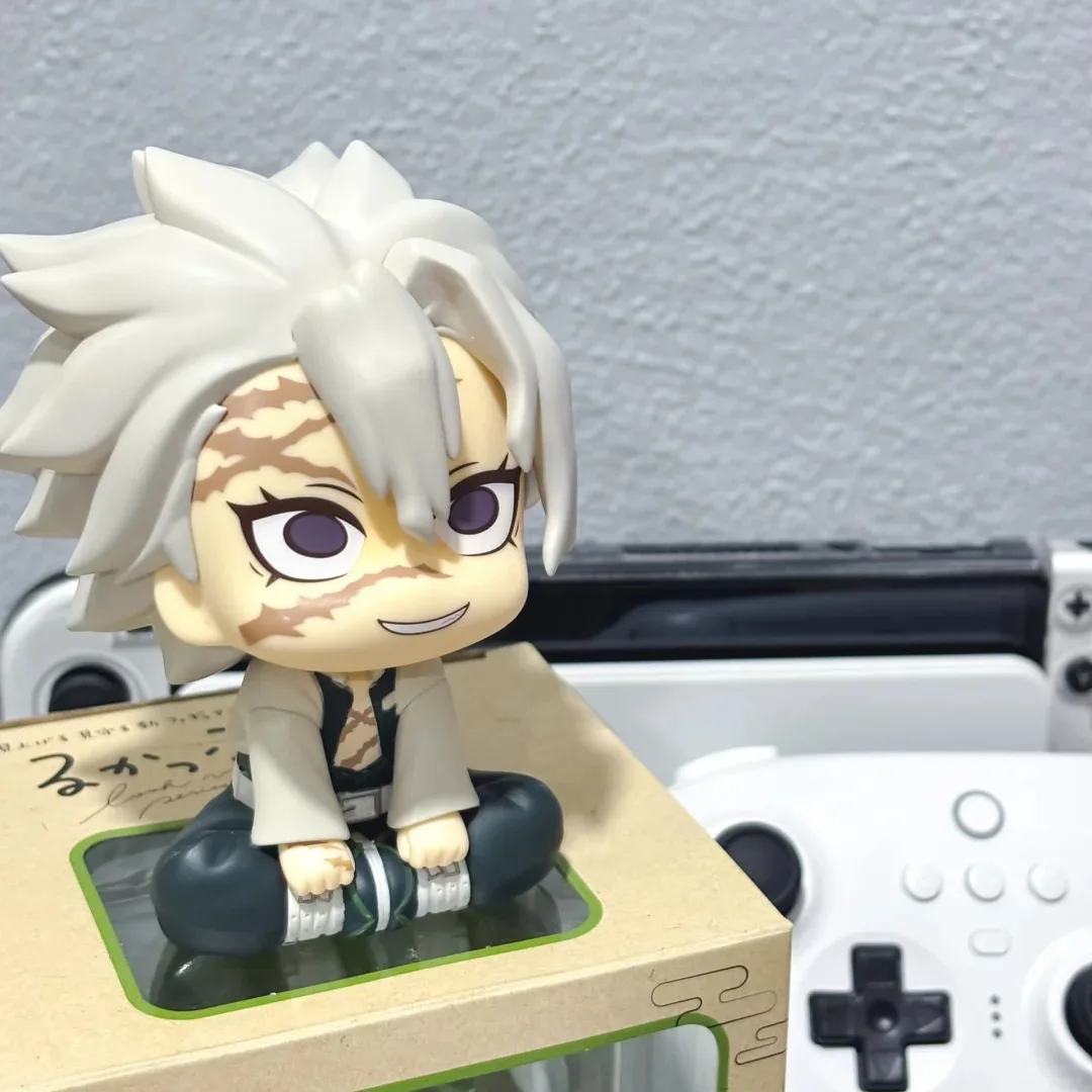8-teiliges Set Demon Slayer Figuren, Anime Kimetsu no Yaiba Q-Version, sitzende Figuren, PVC-Modellpuppen, Geburtstagsgeschenke – Detail 8