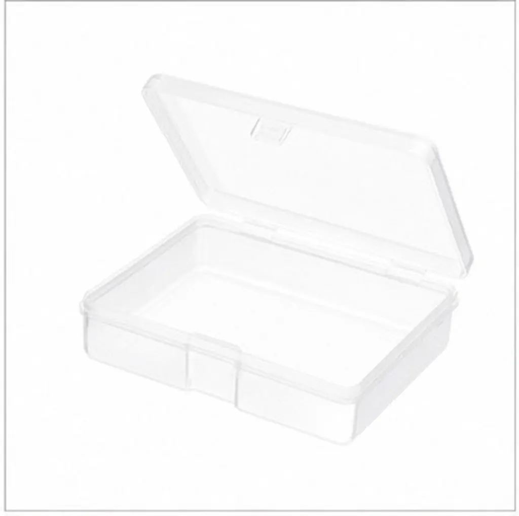 24Pcs Small Plastic Storage Boxes Clear Strong Lightweight Portable with Smooth Edges Perfect for Jewelry Beads Coins Hardware