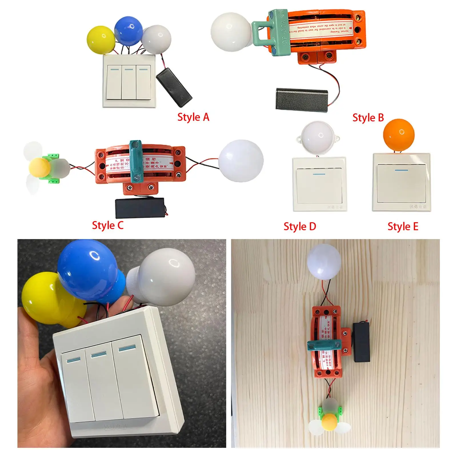 مشغول مجلس الملحقات الخفيفة DIY الملحقات المواد أجزاء اللوحة الحسية DIY