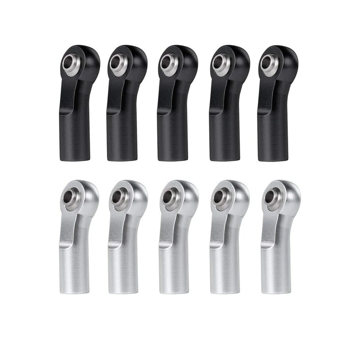 

LCX Racing 1/10 RC Crawler Car Aluminum Link Rod Ends M3 Upgrades Parts Accessories for Traxxas TRX4 TRX6 Axial SCX10 II III PRO