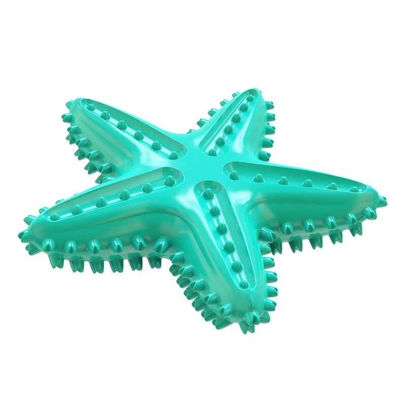 Dog Toys For Large Dogs Tooth Cleaning Chew Funny Interactive Training Starfish Toy Accessories Squeaky Toys TPR Toys Beagle