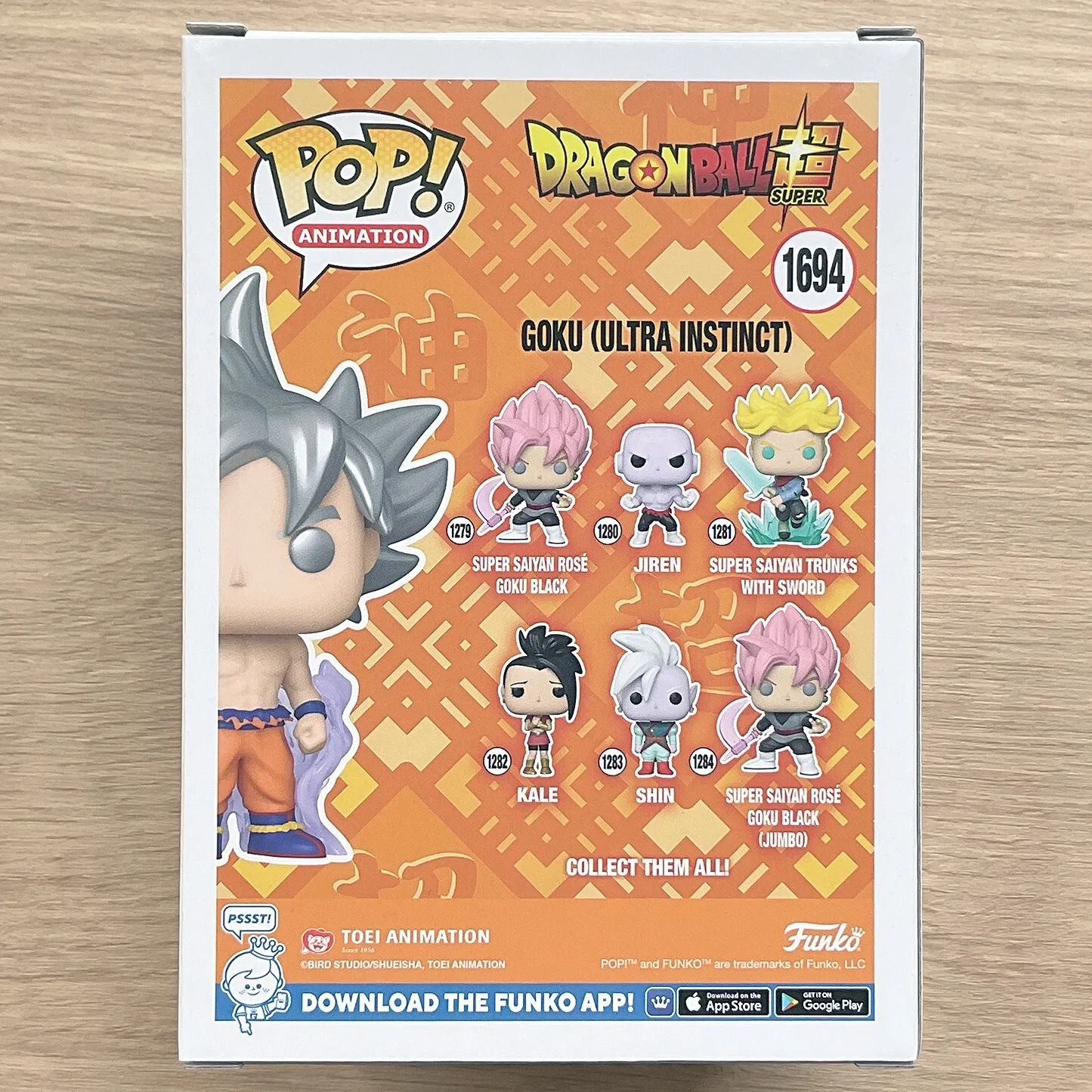 Funko Pop Figure Dragon Ball Super Animation Goku (Ultra Instinct) Glow In The Dark Collectible Limited Edition Model Toy Gift