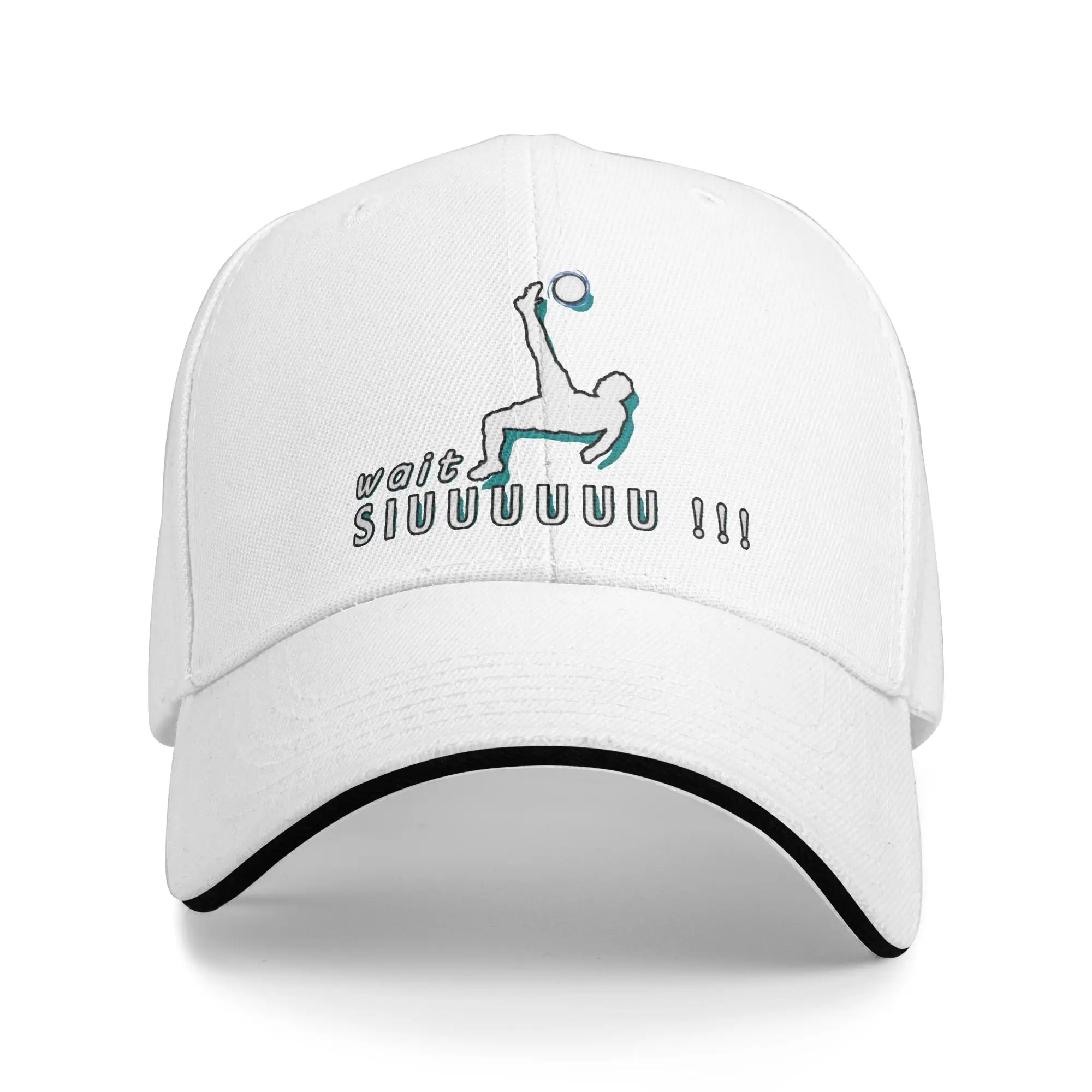 Wait Siuuu CR7 Goal Cristiano Unisex Baseball Cap New Outdoor Cap Hip Hop Sports Hats Autumn Trucker Hat